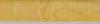 Plat brut jaune nez nature vernis mat 44 X 15 mm
